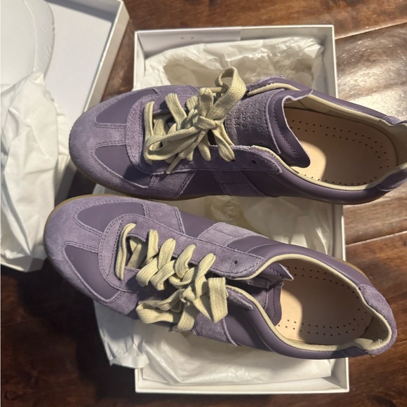 Purple Suede Sneakers with Gum Sole - Picture 2 of 6